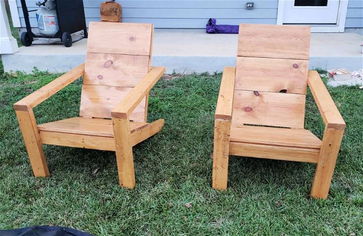 DIY Adirondack Chair With Details Instructions