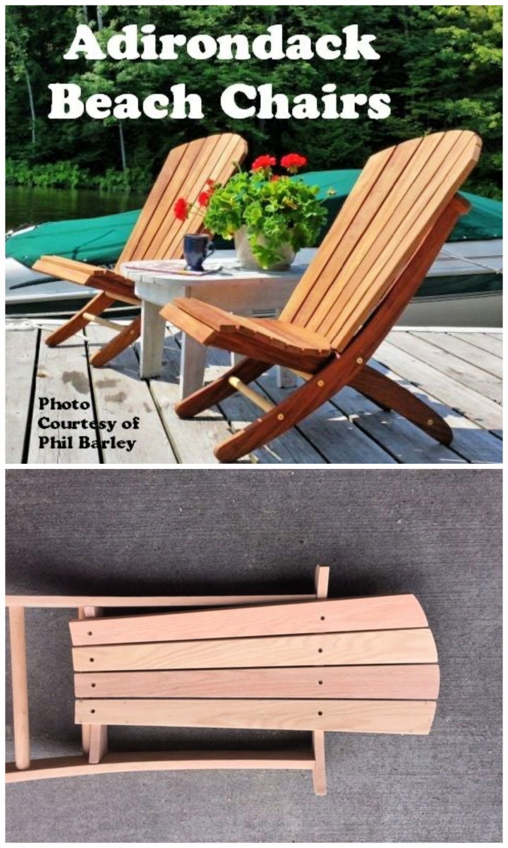 5 Free Folding Adirondack Chair Plans ⋆ DIY Crafts