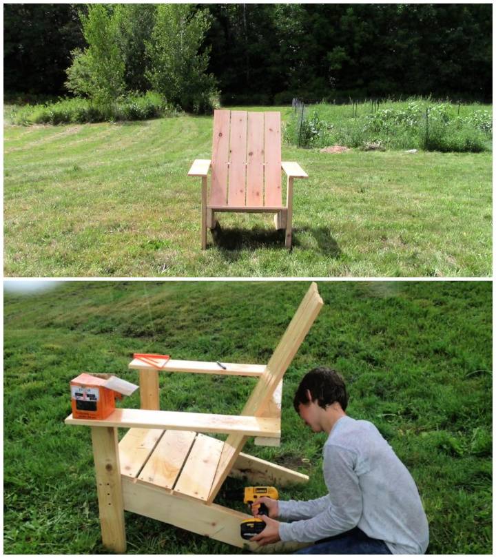 Easy DIY 2x4 Adirondack Chair