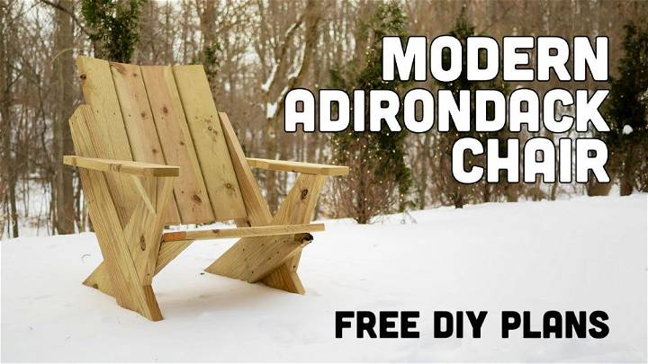 Free Adirondack Chair Plan