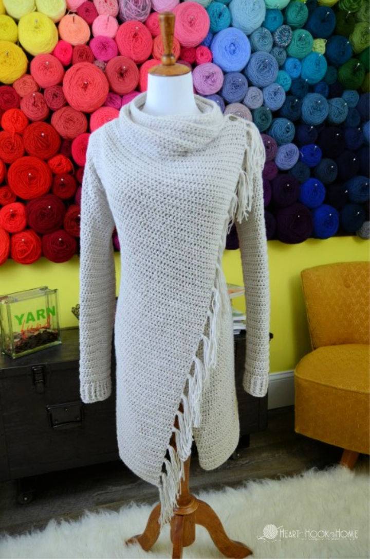 Crochet Blanket Cardigan