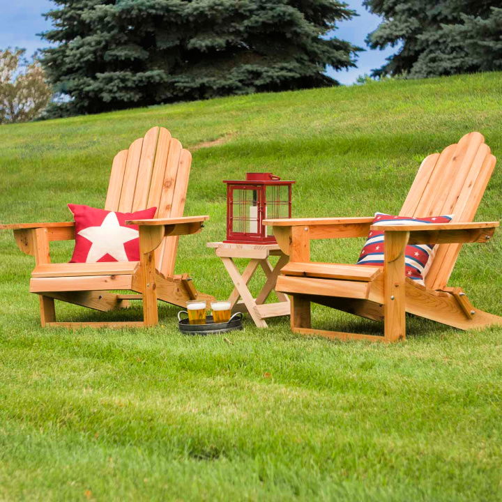 5 Free Folding Adirondack Chair Plans ⋆ DIY Crafts