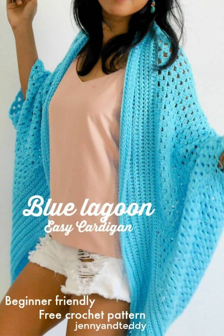 How to Crochet Blue Lagoon Cardigan