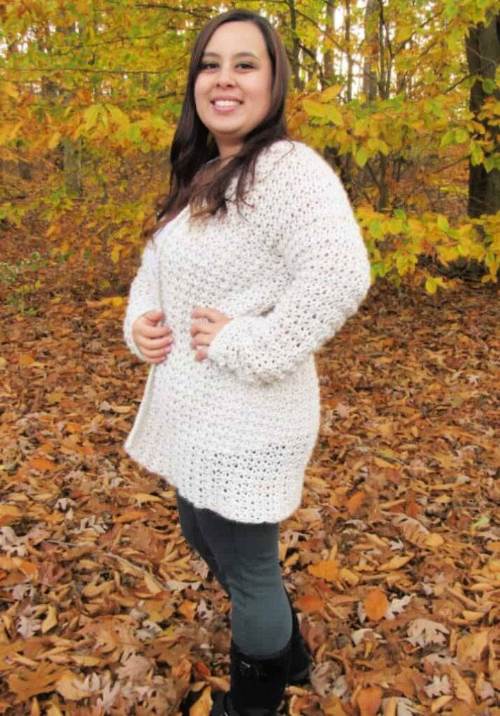 Crochet Poppy Cardigan