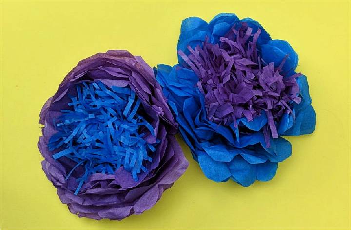 Quick and Easy Tissue Paper Flower