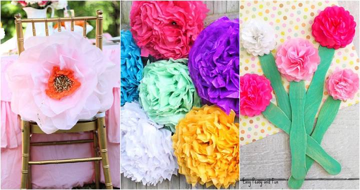 How to Make DIY Tissue Paper Flowers: Beginner's Guide