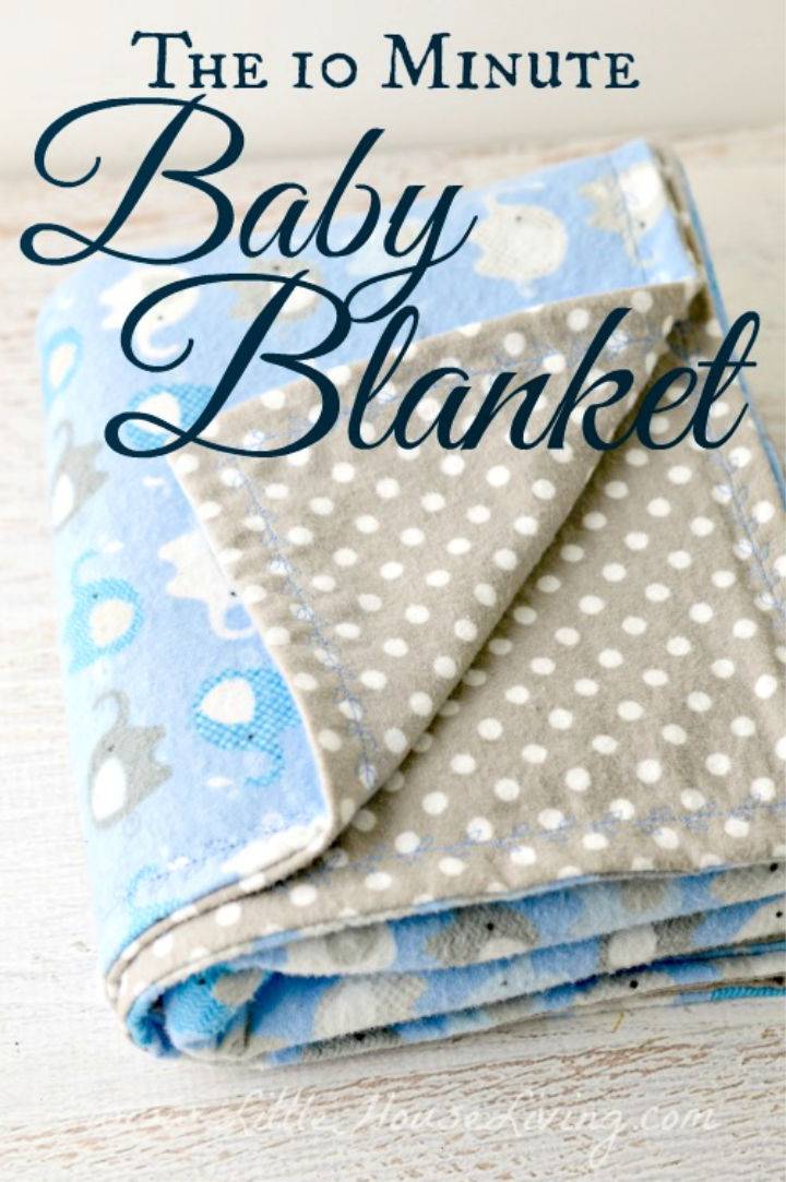 10 Minute Baby Receiving Blanket Pattern