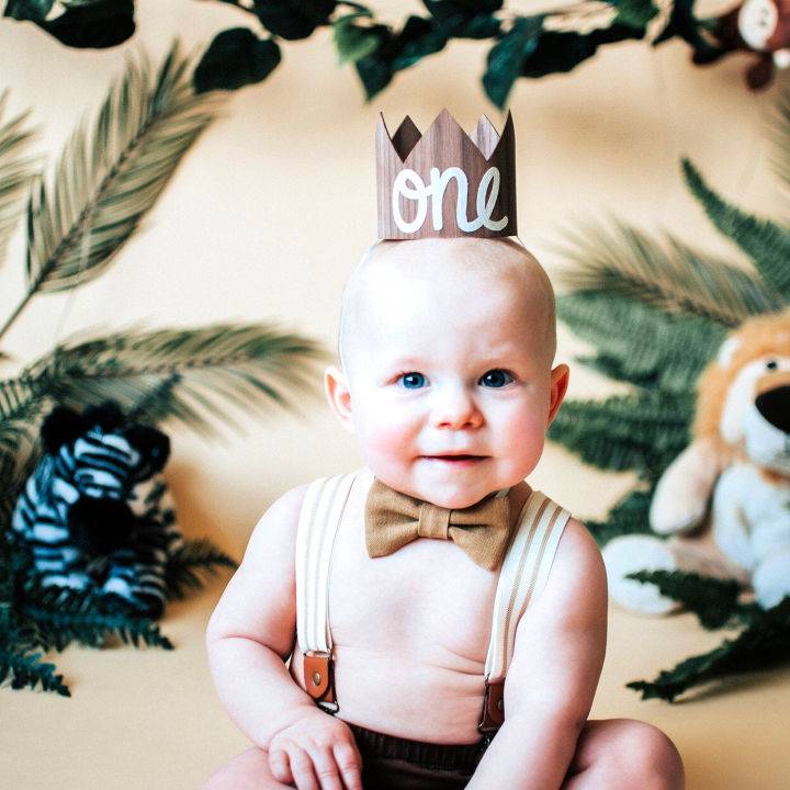 1st Birthday Crown Boy Birthday Hat