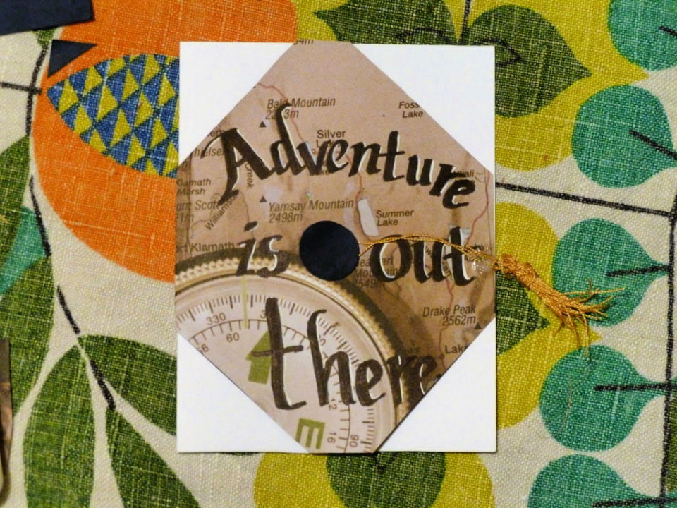 Handmade Adventure Graduation Card