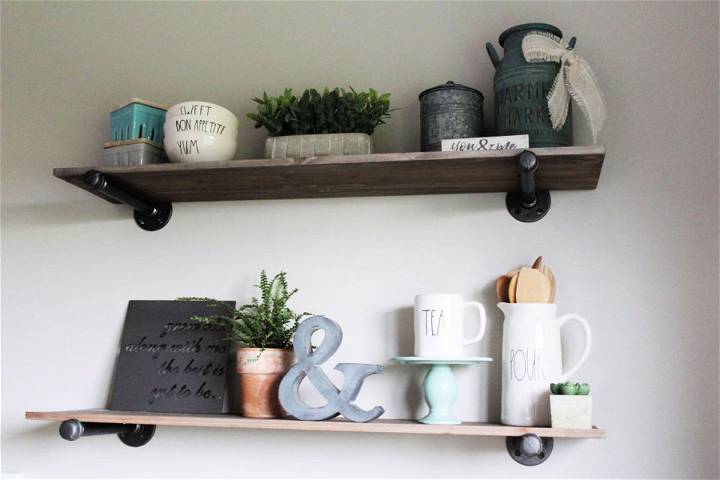 How to Build Your Own Pipe Shelves