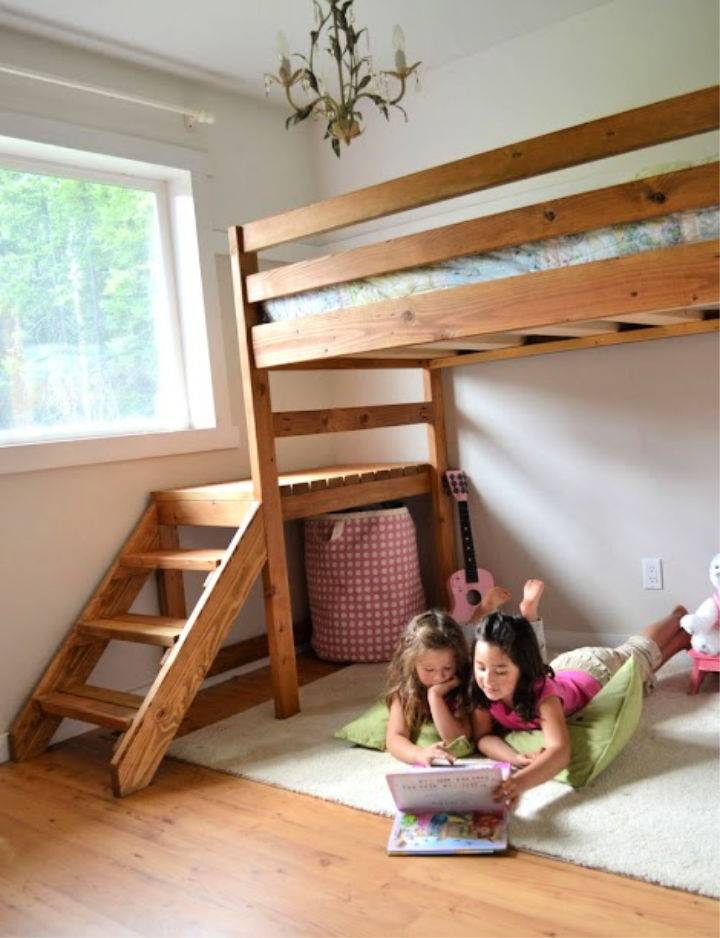 Camp Loft Bed with Stair