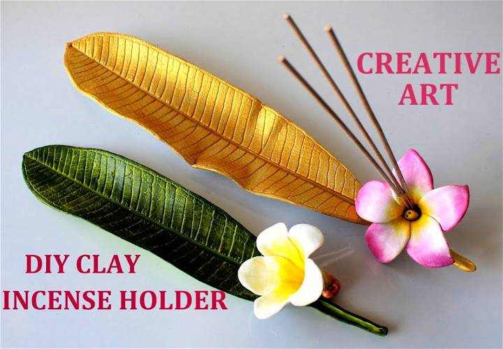 Do It Yourself Clay Incense Holder