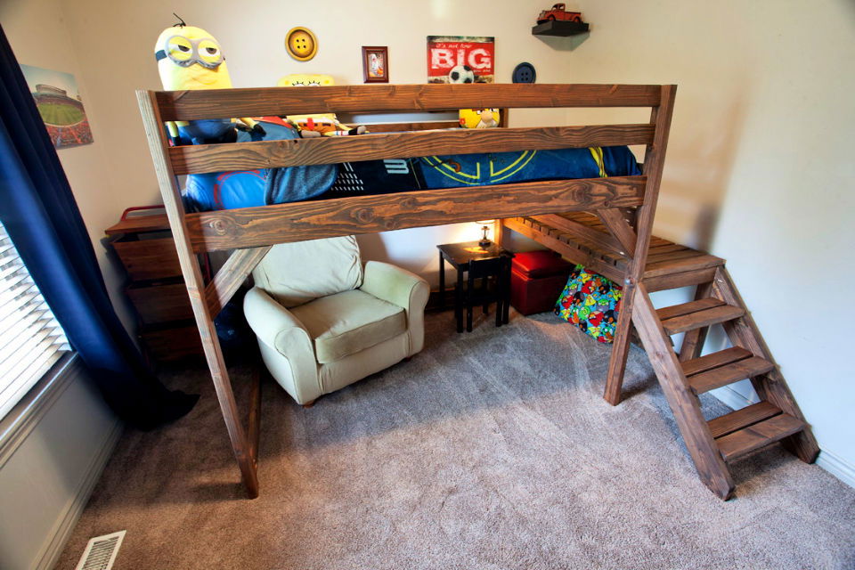 DIY Castle Bed