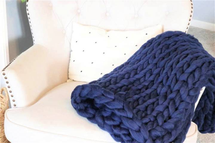 Chunky Arm Knit Blanket Pattern
