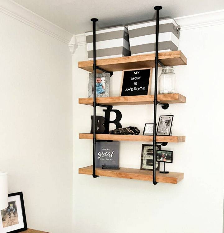 DIY Pipe Shelves for Under $100