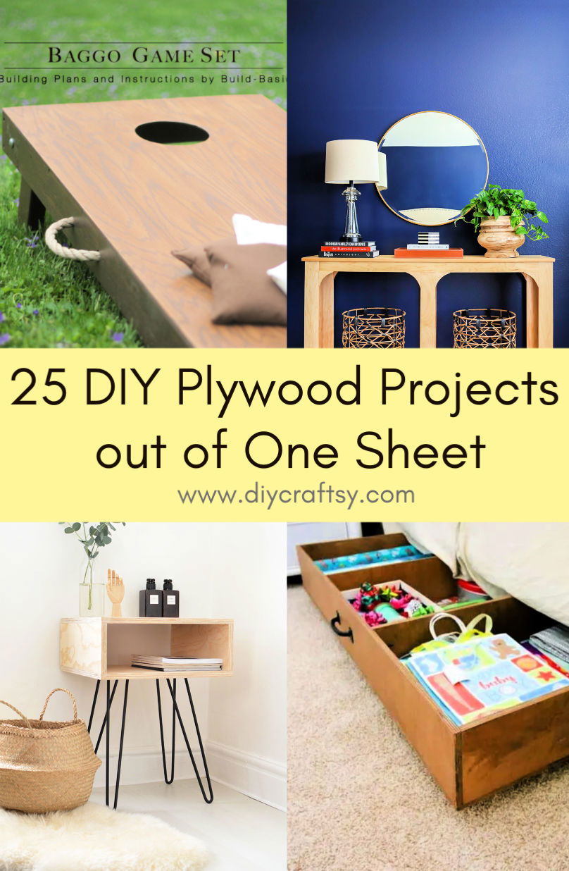 25 Diy Plywood Projects Out Of One Sheet Diy Crafts