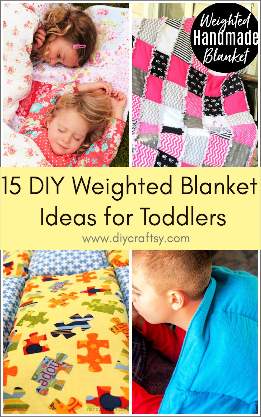 DIY Weighted Blanket Ideas for Toddlers