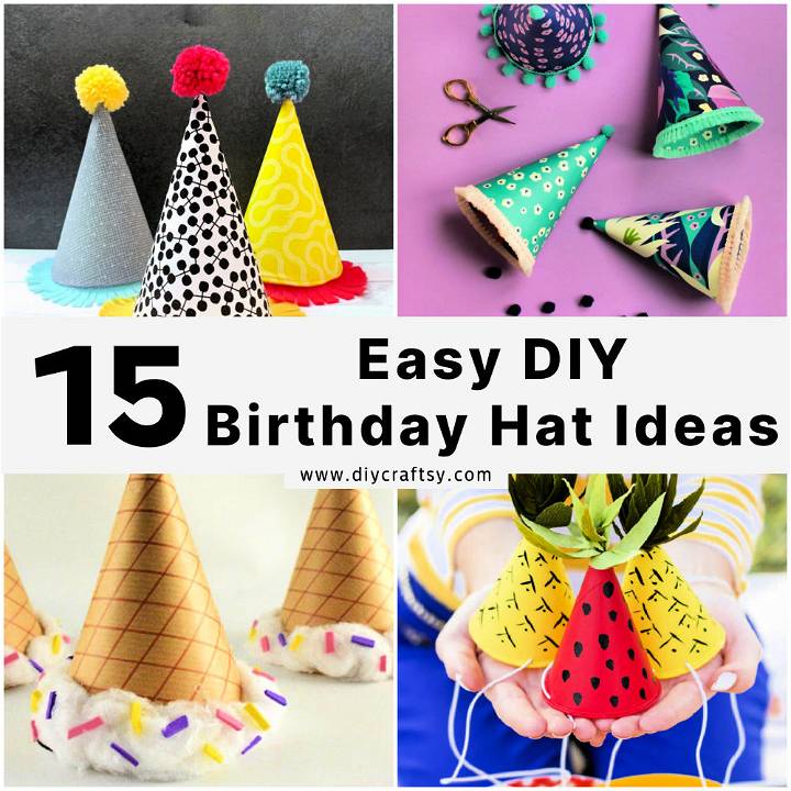 DIY birthday hat ideas