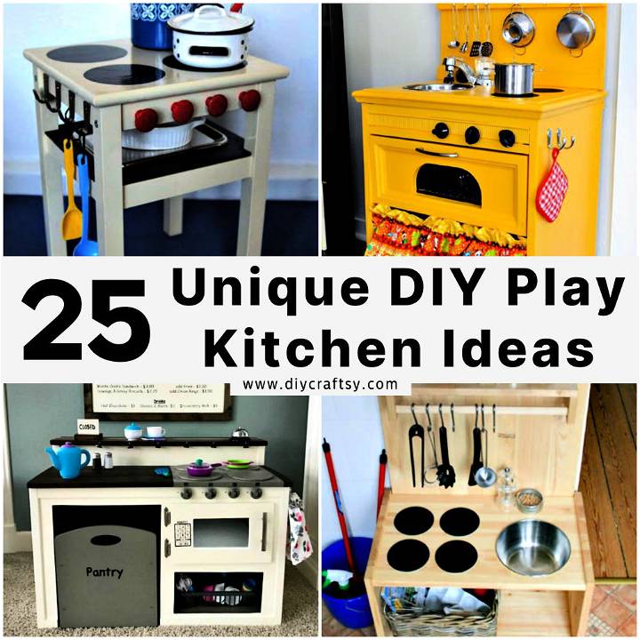 DIY play kitchen ideas