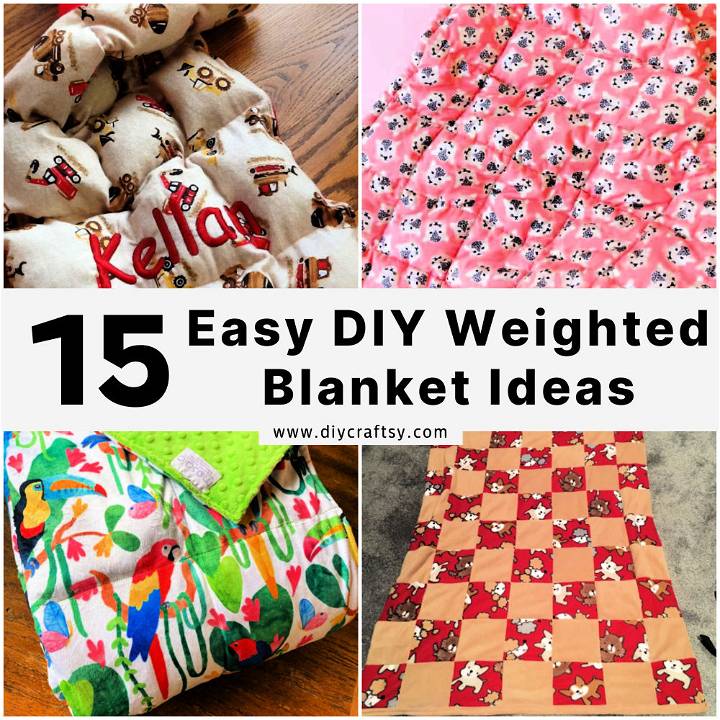 DIY weighted blankets