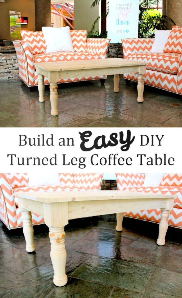 Easy Turned Leg Coffee Table