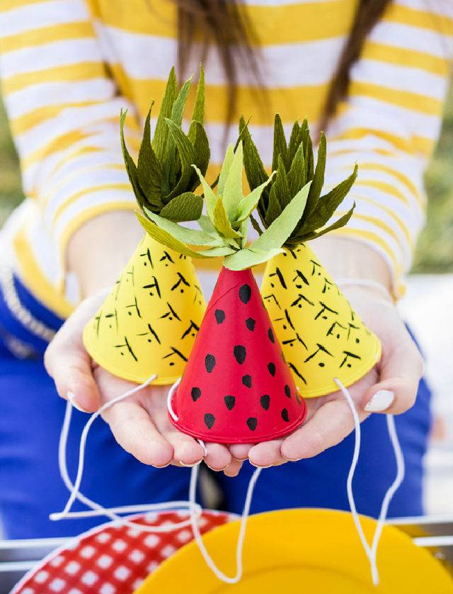 Fruit Inspired Party Hat Ideas