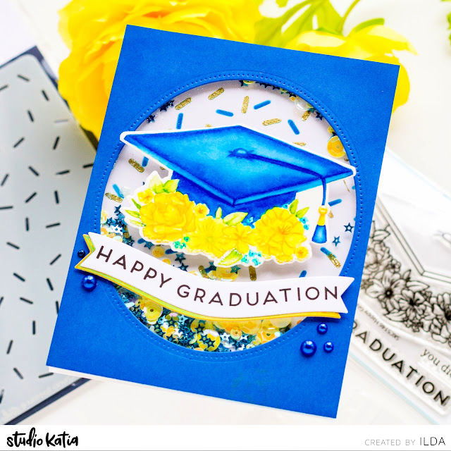 Happy Graduation Shaker Card Ideas