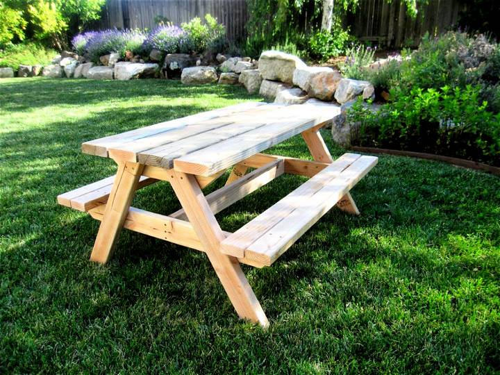 How to Build Kids Picnic Table
