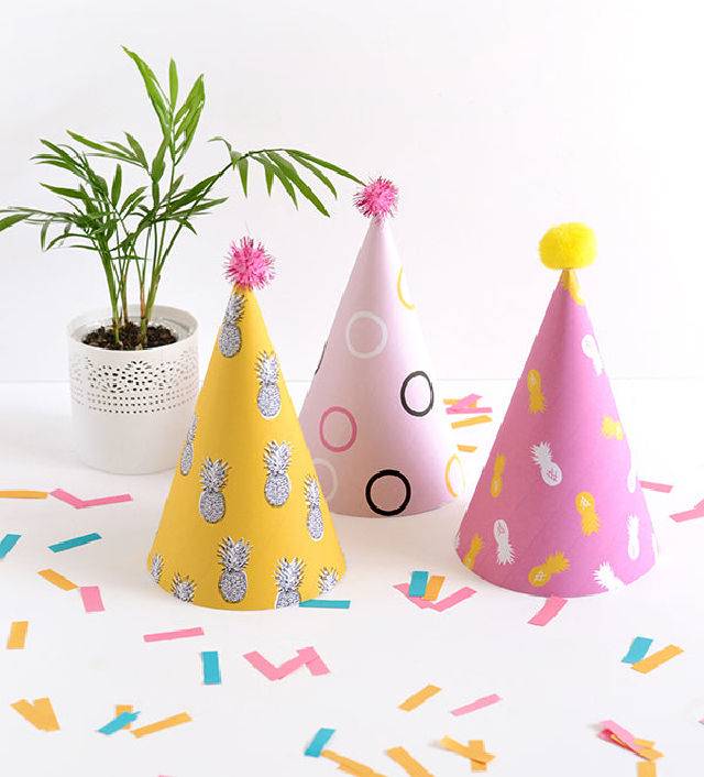 Printable Pineapple Party Hat