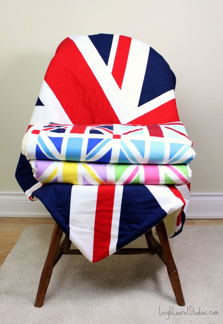 Riley Blake Union Jack Blanket