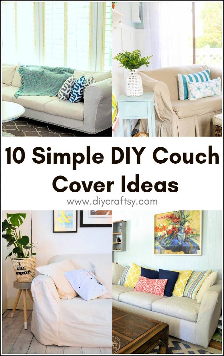 Simple DIY Couch Cover Ideas You Can Make