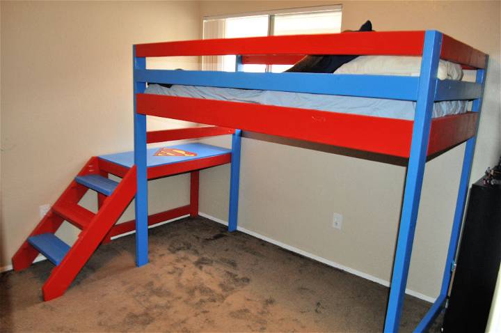 Superman Loft Bunk Bed