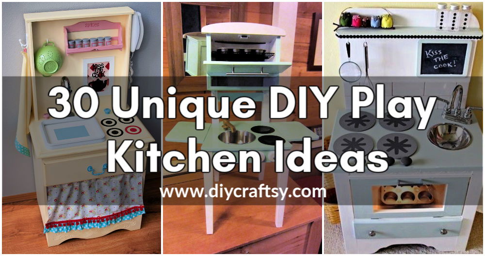 Unique DIY Play Kitchen Ideas 1