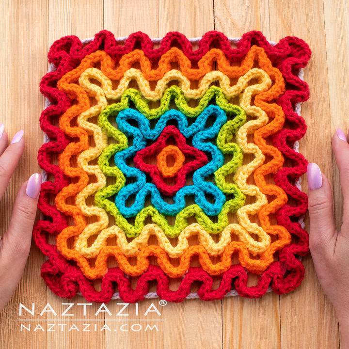 Cool Crochet Wavy Pad Pattern