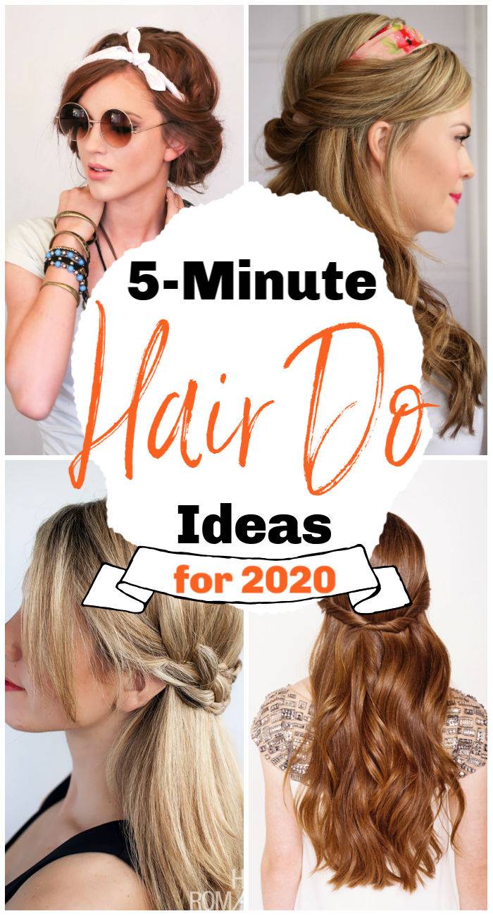 Easy 5 Minute Hairdo Ideas for 2020