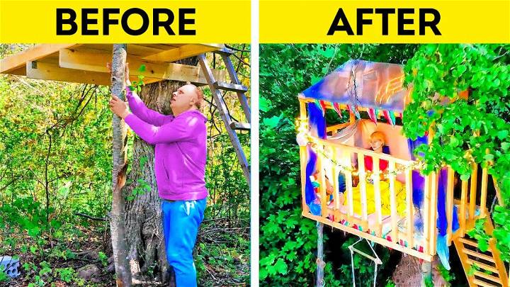 How to Build a Treehouse Out of Wooden Pallets