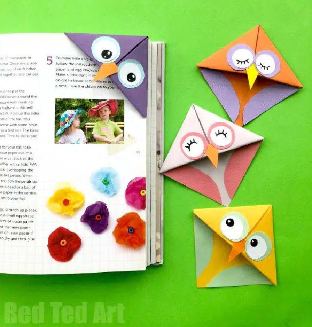 Make Your Own Owl Corner Bookmark
