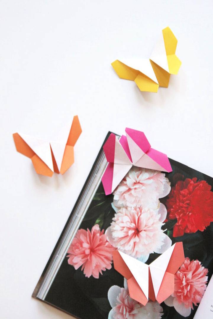 Make an Origami Butterfly Bookmark