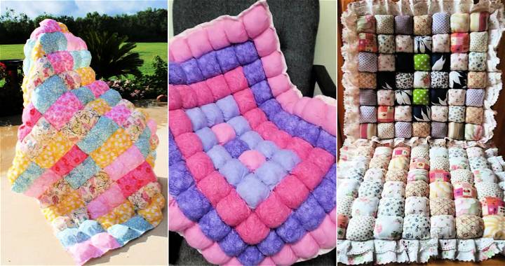 betreuren Harde ring Opknappen 10 Free Puff Quilt Patterns To Keep You Warm - DIY Crafts