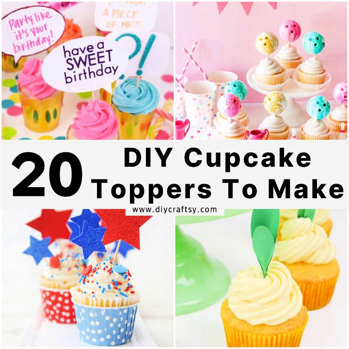 DIY cupcake toppers