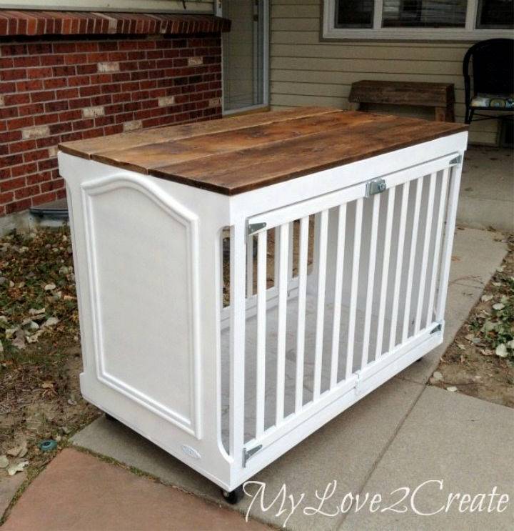 Turn a Crib Into Dog Bed