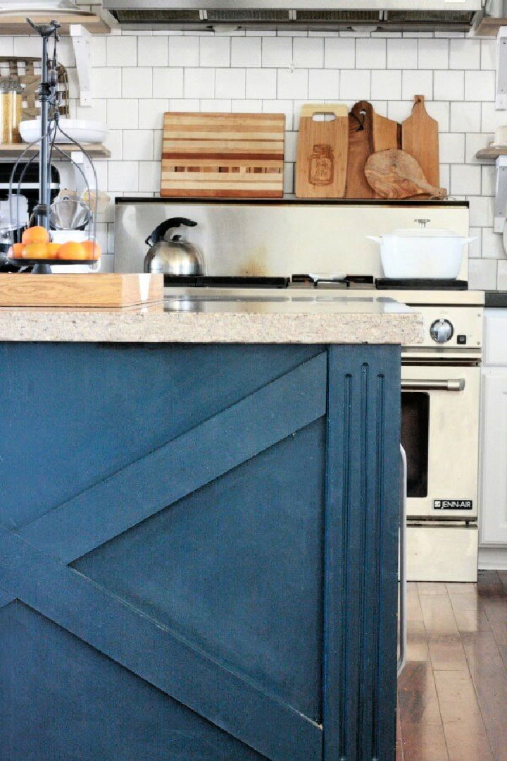 DIY Kitchen Island X Design