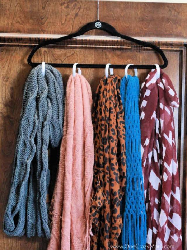 Making Your Own Scarf Organizer