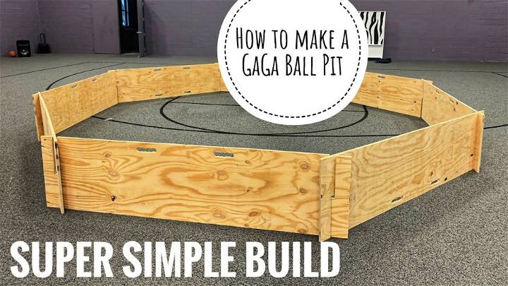 Building a Gaga Ball Pit With Wood