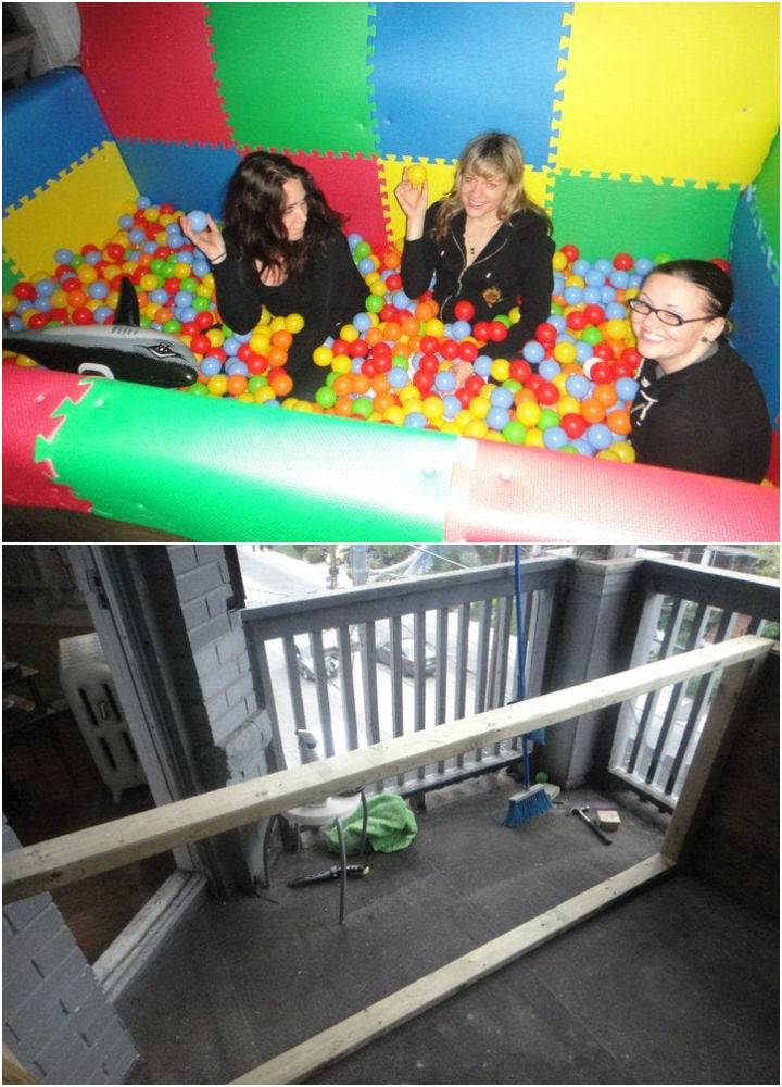 How to Build a Wooden Ball Pit for Balcony