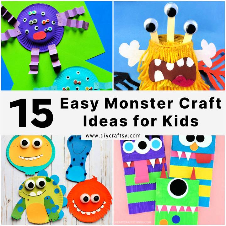 monster craft ideas for kids