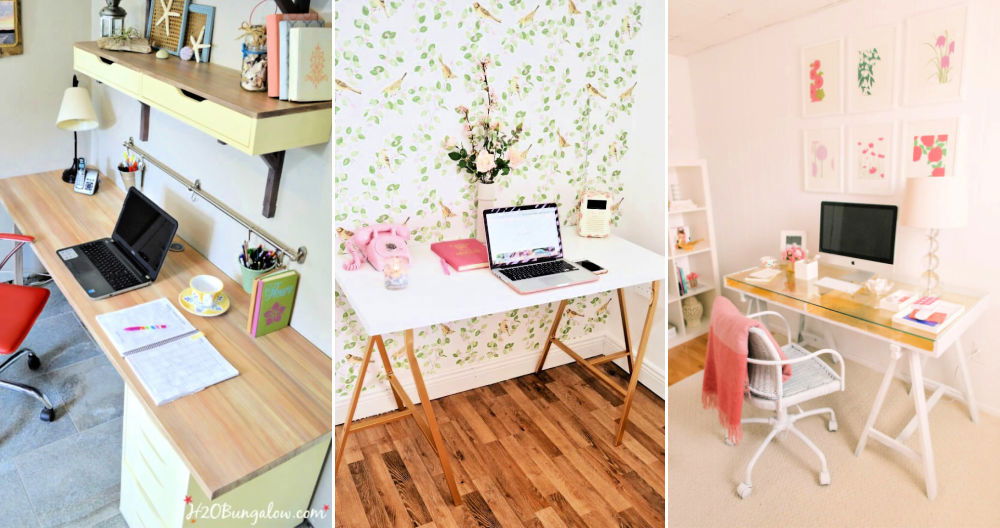 15 Inspiring DIY Ikea Desk Hacks