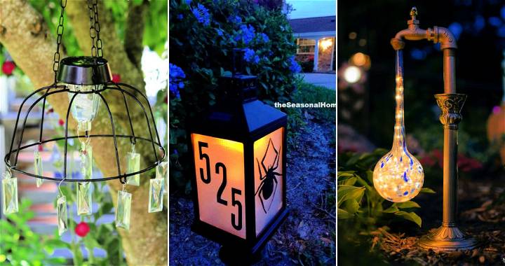 30 Simple Diy Solar Light Projects For, How To Make Garden Solar Lights