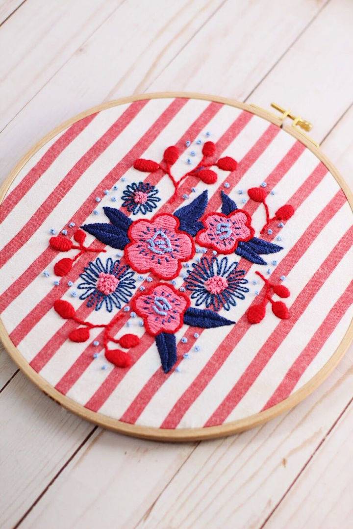 Make a Blooming Bouquet Embroidery