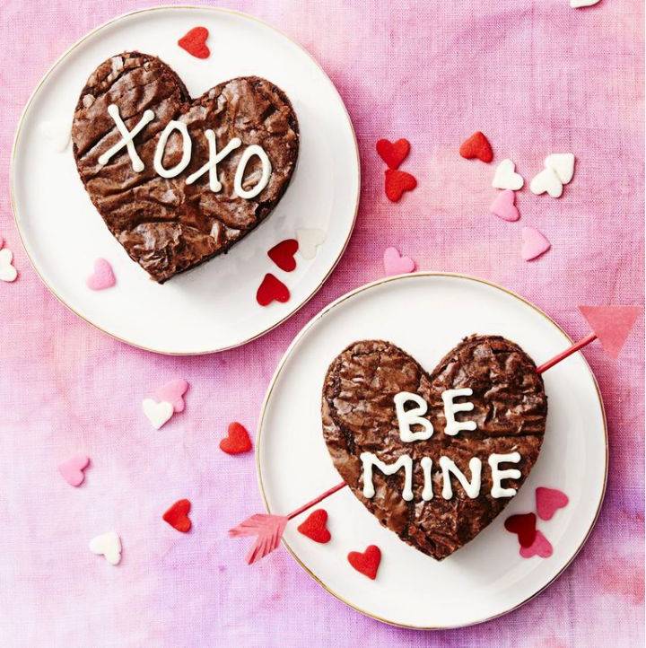 Easy Valentines Day Brownies